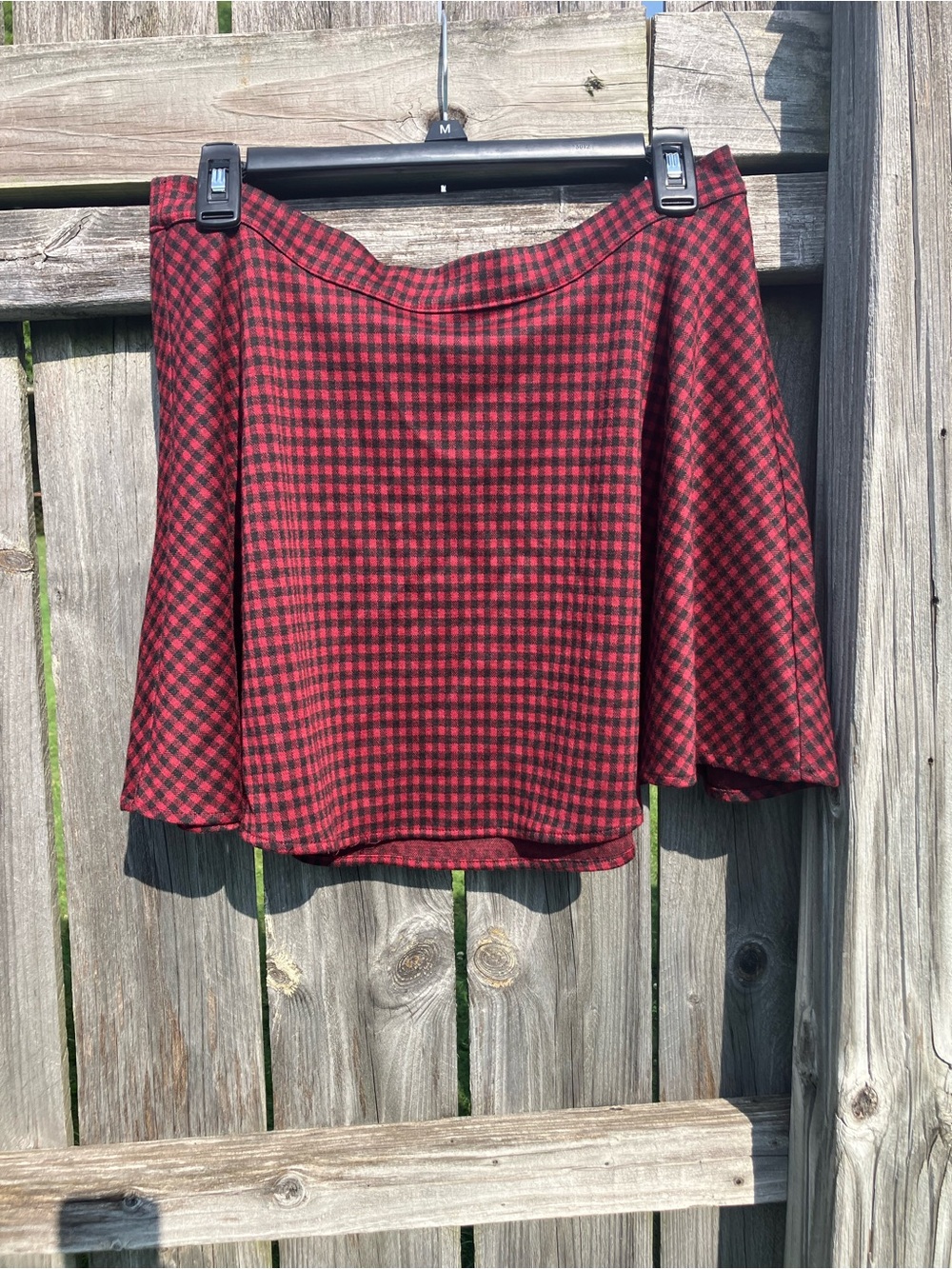 Arizona Jean Company Red and Black Mini Skirt